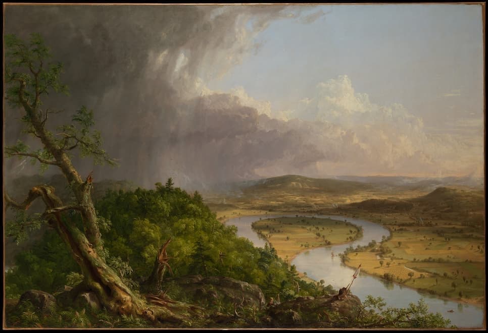 Trên ranh giới giữa hoang dã và văn minh: Bức tranh "Hồ Oxbow" của Thomas Cole phác họa linh hồn Mỹ